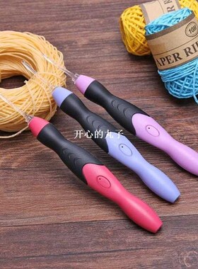 LED Light Up Crochet Hooks Knitting Needles 9 in 1 USB Recha