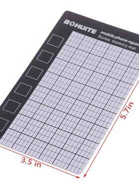 mat Memory Chart Working Pad for iphone for Samsung 145x90mm
