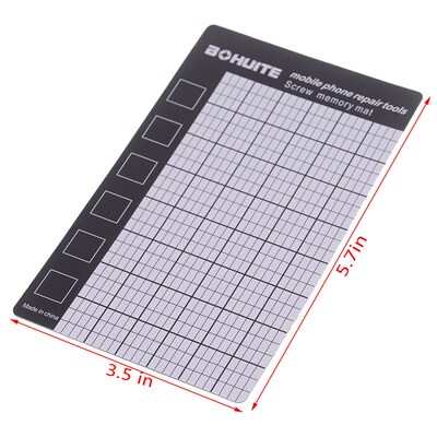 mat Memory Chart Working Pad for iphone for Samsung 145x90mm