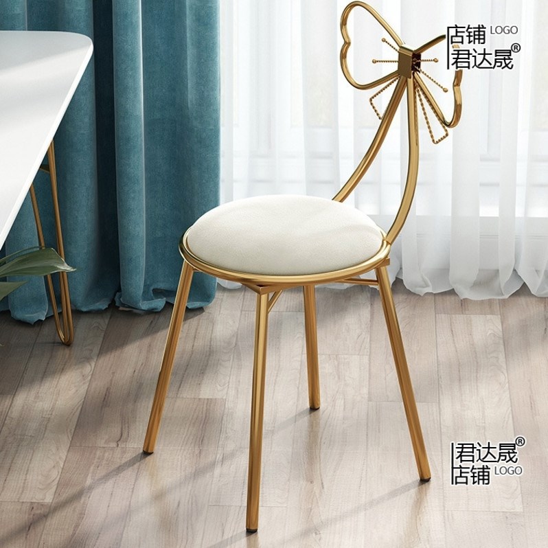 Dresser stool lovely girl back stool make up chair Princess