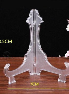 Easels Plate Holders Transparent Display Dish Stand Rack Wed