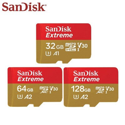 Original  Extreme Micro SD Card 128GB 64GB 32GB SDHC SDXC A2