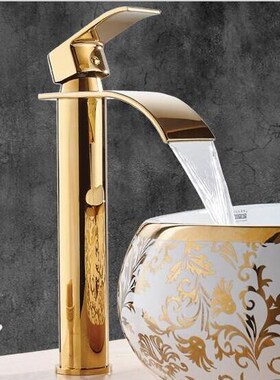 New Arrivals Gold Basin Faucets Waterfall Bathroom Faucet S
