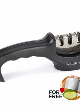 Best Utensils Three Stage Kitchen Knife Sharpener Profession