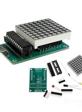 10Pcs MAX7219 Dot Matrix Module DIY Kit SCM Control Module F