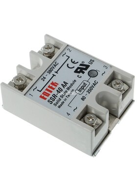 SSR-40 AA AC-AC Metal Base Solid State Relay Moudle SSR-40AA