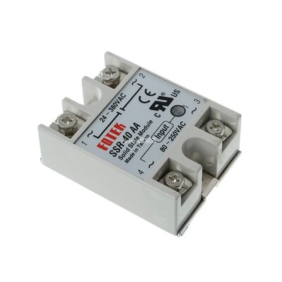 SSR-40 AA AC-AC Metal Base Solid State Relay Moudle SSR-40AA