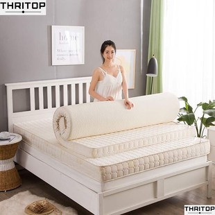 thicken memory foam mattress topper folding soft sponge
