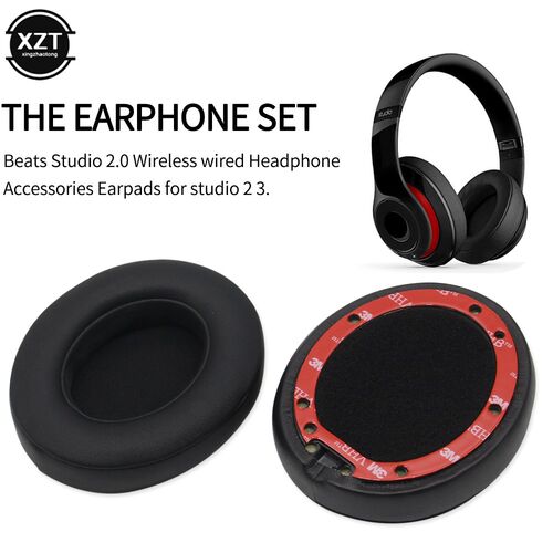 Replacement Ear Pads Leather Ears Cup Cushion for Beats Stu