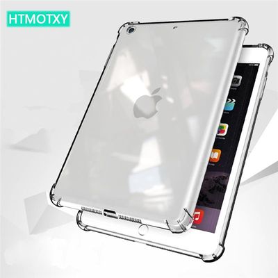 HTMOTXY For iPad 8th Generation Case Transparent Soft TPU C