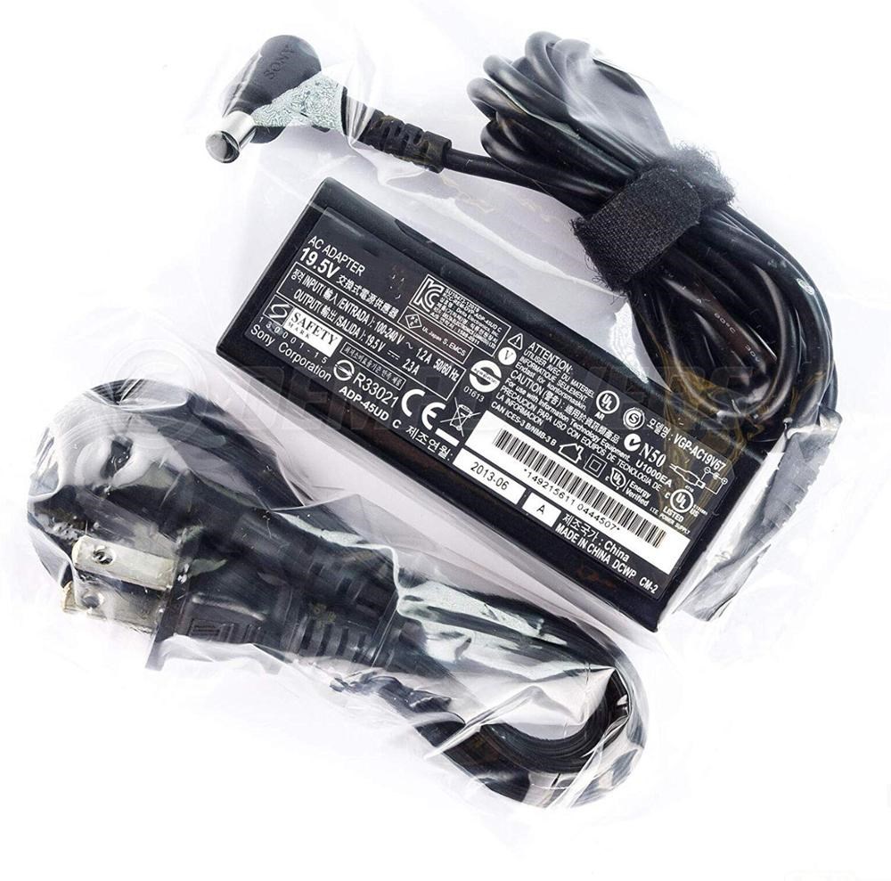 For Sony VGP-AC19V76 Laptop AC Adapter 19.5V 2.3A 45W ADP-45