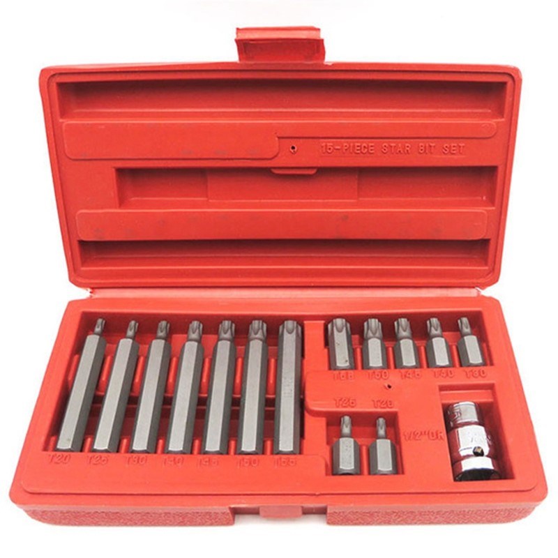 Drive Adapter Kit T20 To T55 Socket Wrench Set Hexagonal Phi