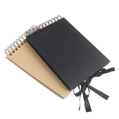 Photo Albums 80 Black Pages Memory Books A4/A6 Craft Paper