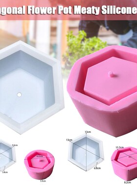 Silicone Concrete Succulent Plant Flower Pot Ashtray Candle