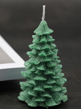 Three-dimensional Christmas Tree Candle Silicone Mold Handma