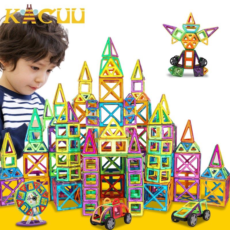 151PCS BIG SIZE Magnetic Designer Construction Set Mode