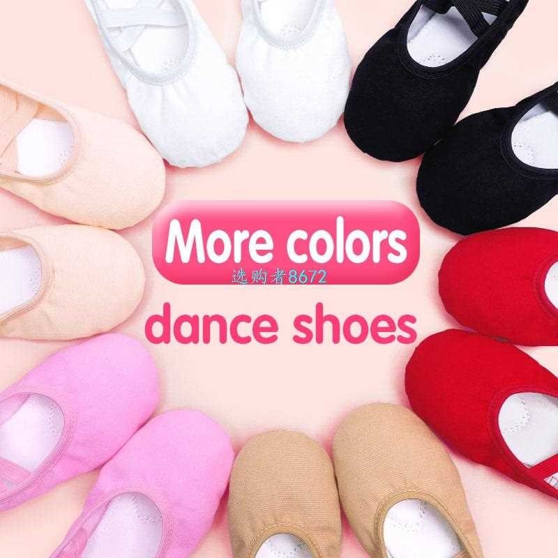 Kids Soft Ballet Slippers Pink Ballet Dance Shoes Gymnastics
