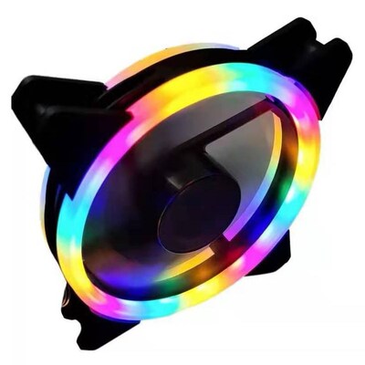 RGB Fans Cooler Computer-Fan Silent Pc 120mm 120x120x25mm Du