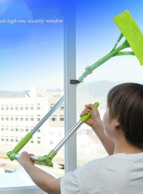 Adjustable Long Handle Cleaning Brush Telescopic Rod Rotatin