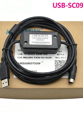 Mitsubishi PLC Cable USB SC09-FX For MELSEC SC-09 USB-FX
