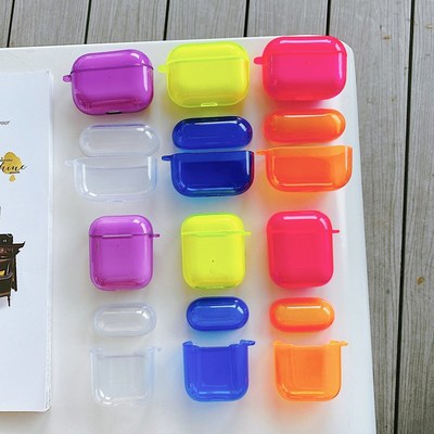 Fashion Cute jelly Fluorescent Color Bluetooth Headset case