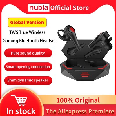 Global Version RedMagic TWS Gaming Earphone Nubia RedMagic