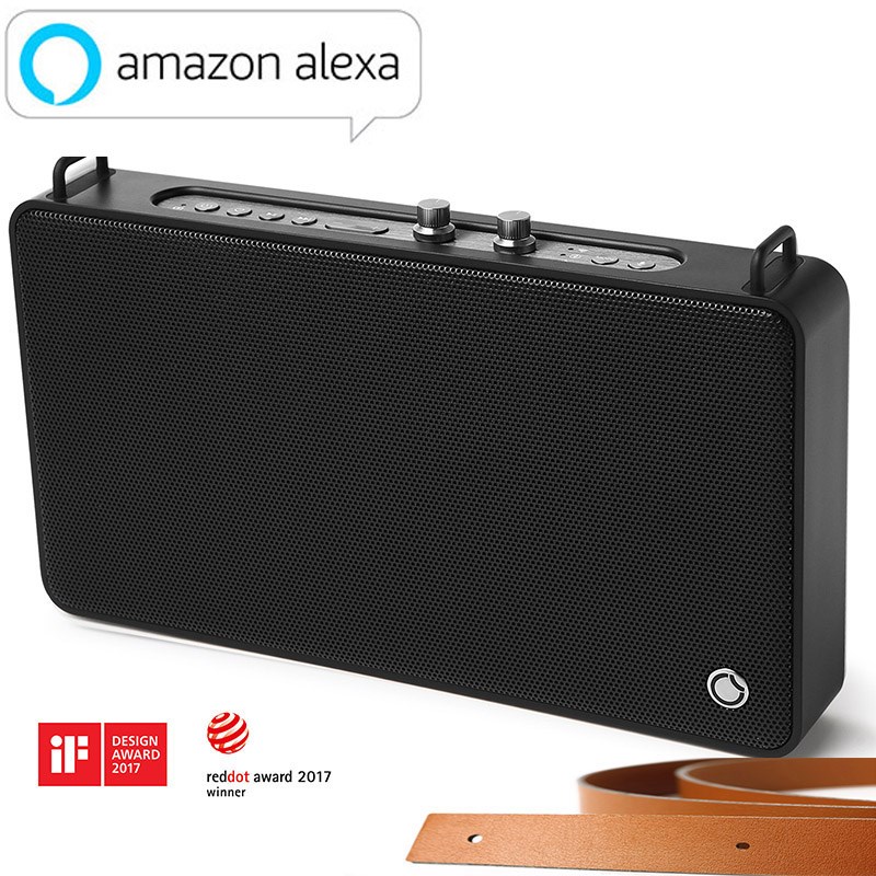 E5 Bluetooth Portable Speaker 20W Stereo Subwoofer Square Bo