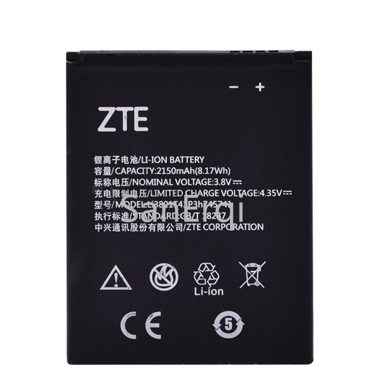 2019 New 3.8V 2150mAh Li3821T43P3h745741 Battery For ZTE Bl