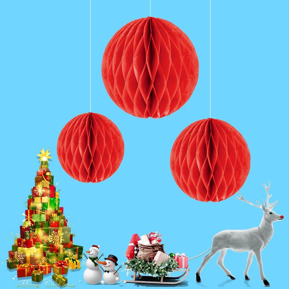 christmas day honeycomb ball christmas ball lahua festival