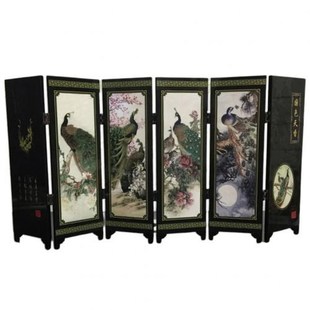 Hot Wooden 6-Panel Screen Room Divider Folding Partition Gi