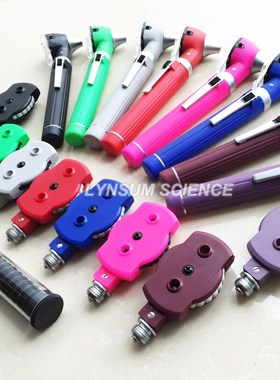 LED Fiber Optic Otoscope Ophthalmoscope Ear Care ENT Diagno