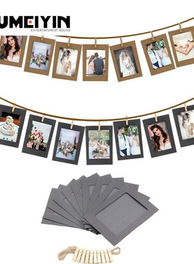 10Pcs 3Inch Paper Photo Flim DIY Wall Picture Hanging Frame