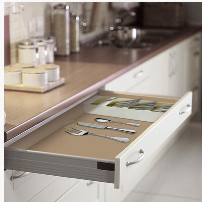 2pcs Kitchen Drawer Organizer Tray  Cutlery Silverware Kitc