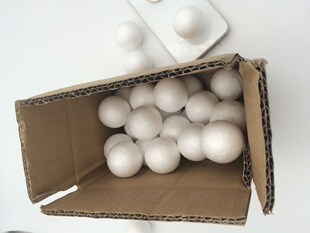 30PCS box pack 1Styrofoam Balls Of Foam School Christmas Ar