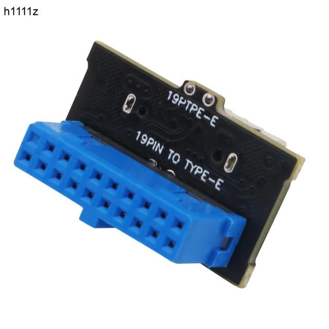 USB 3.0 Internal 19Pin Header to USB 3.1 Type-C 20 Pin Key E