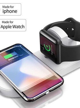 Fast Qi Wireless Charger 2in1  i Watch 3 4 Dual Wireless Cha