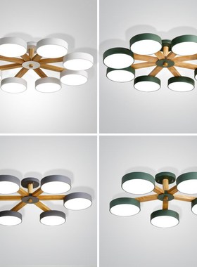 Modern Nordic ceiling Lights macaron Color simple design Cei