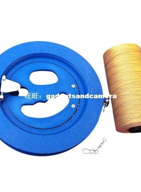 New Arrival Round Blue Plastic ABS 18cm Kite Reel Winde
