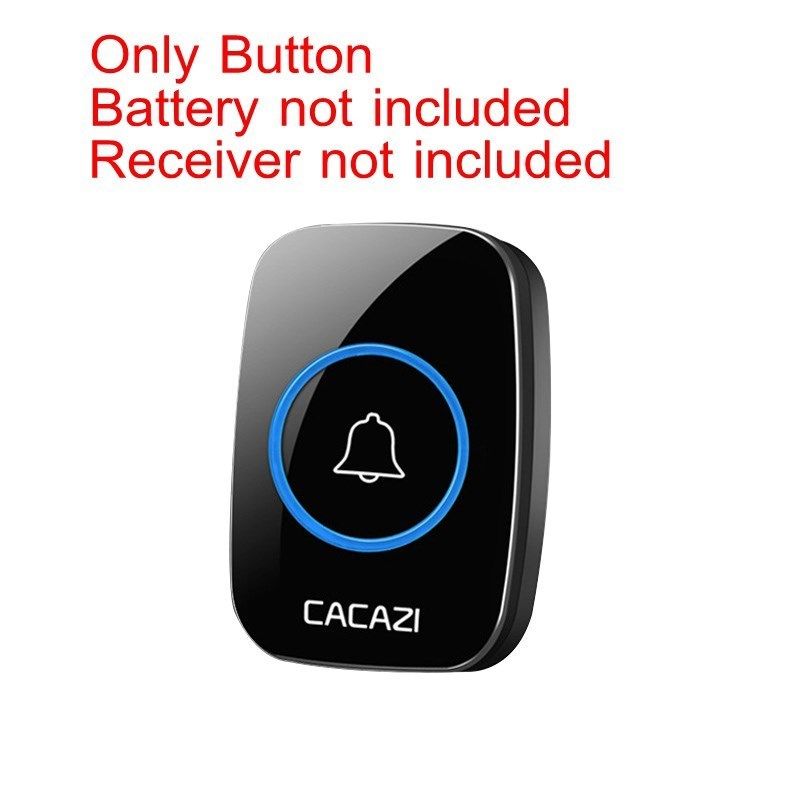 wireless doorbell 100-240v waterproof 60 rings 5 volume chim