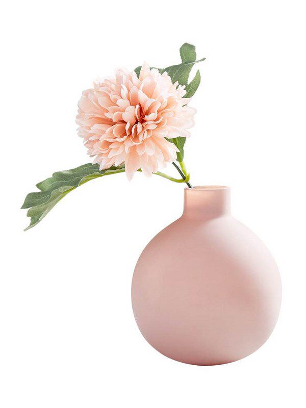 Contracted color transparent glass vases, flower arranging