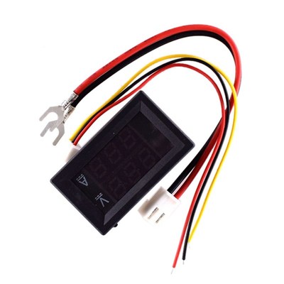 DC 0 100V 50A Digital Voltmeter Ammeter Dual Display Voltag