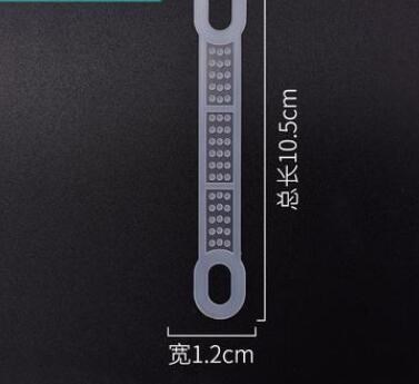 1000pcs Silicone Rubber Anti-skid Strip for Clothes Hangers