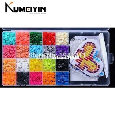 hot sale 20 Color Perler Beads 2000pcs box set 5mm Hama Bead