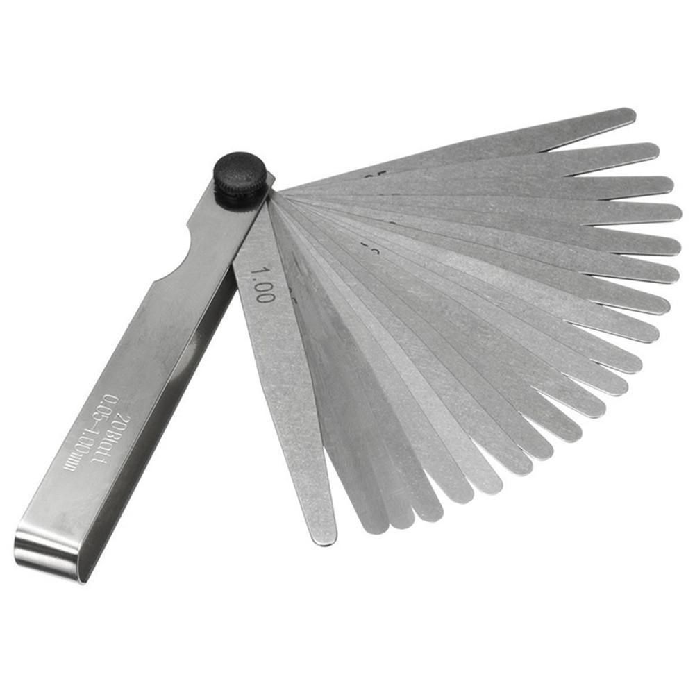 *17 Blades Feeler Gauge Metric Gap Filler 0.02-1mm Thickness