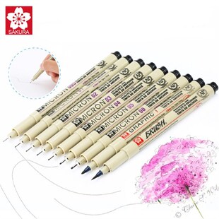 7/9/11 pcs/set Sakura Pigma Micron Pen Needle drawing Pen Lo