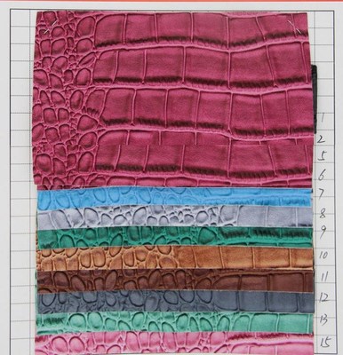 crocodiles leather artificial P leather fabric wholesale All
