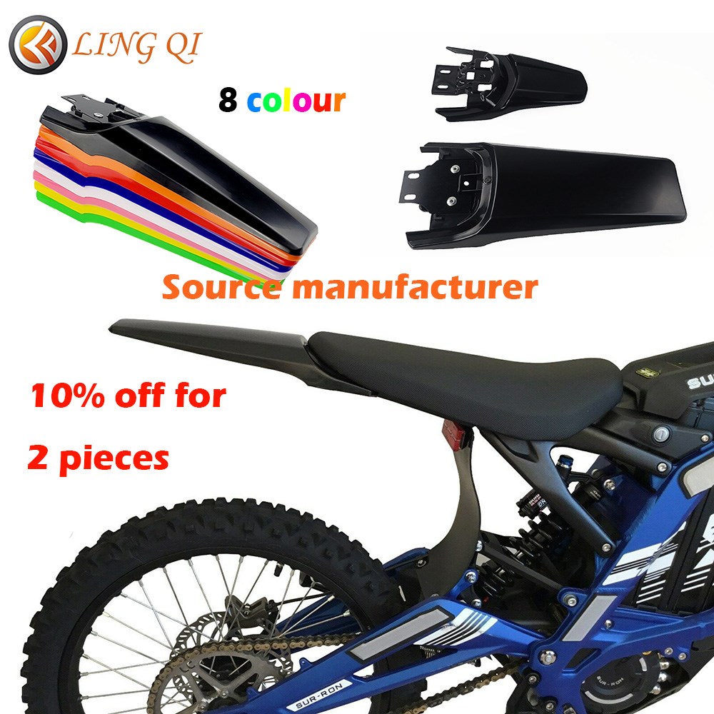 Sur Ron Light Bee X refitting Extended longer rear fender ta