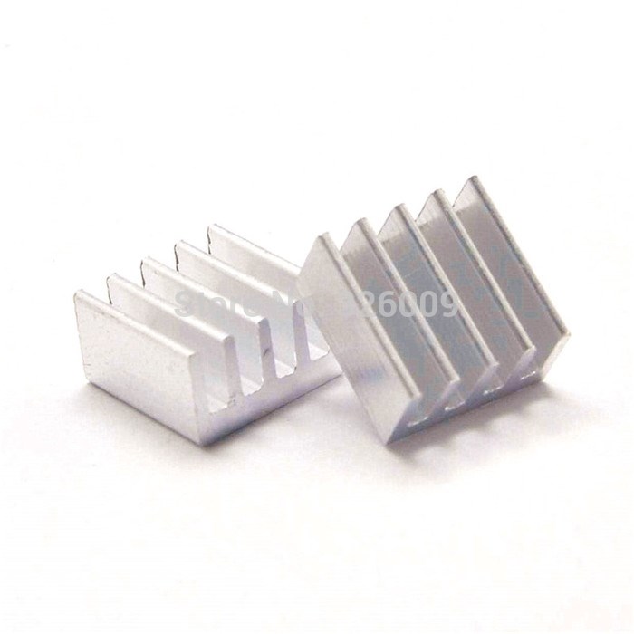 40pcs, 8.8x8.8x5mm, Extruded Aluminum heatsink, IC Chip VGA
