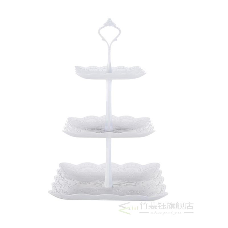 Tier Cake Stand Afternoon Tea Wedding Plates Party Bakeware