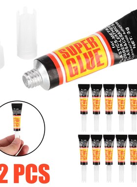 12pcs 3g Quick Dry Super Glue Mini Liquid Tube Super Glue fo